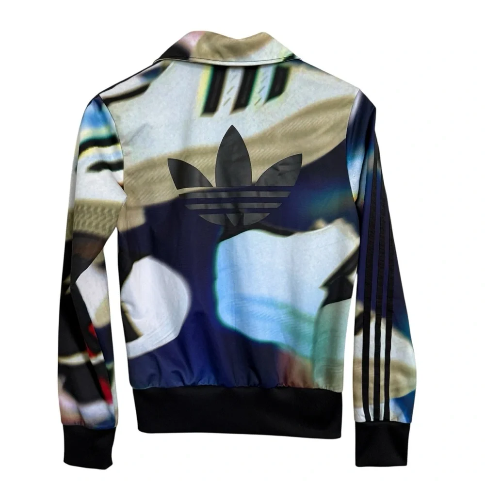 Adidas Originals Firebird Track Jacket Multicolor Iridescent Trefoil Logo Small - Picture 5 of 16